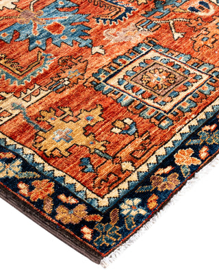 Serapi One of a kind Wool Red Area Rug 2' 7" x 7' 10"