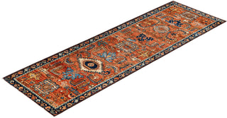Serapi One of a kind Wool Red Area Rug 2' 7" x 7' 10"