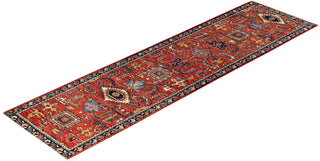 Serapi One of a kind Wool Red Area Rug 2' 7" x 9' 6"