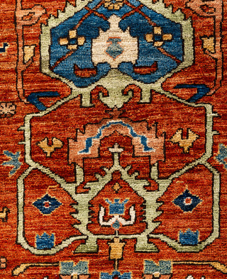 Serapi One of a kind Wool Red Area Rug 2' 9" x 9' 8"