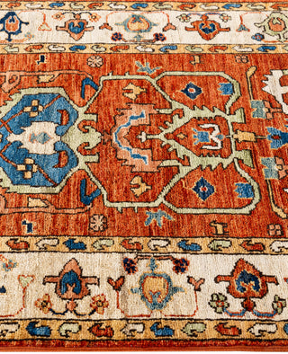 Serapi One of a kind Wool Red Area Rug 2' 9" x 9' 8"