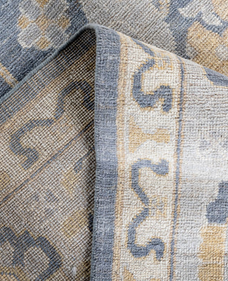 Oushak One of a kind Wool Gray Area Rug 10' 2" x 13' 8"