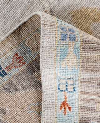 Oushak One of a kind Wool Beige Area Rug 8' 0" x 9' 9"