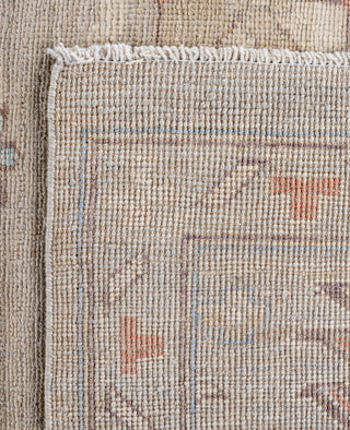 Oushak One of a kind Wool Light Gray Area Rug 9' 10" x 13' 4"
