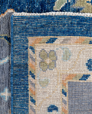Oushak One of a kind Wool Blue Area Rug 10' 2" x 14' 3"