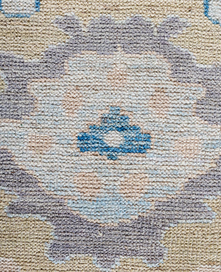 Oushak One of a kind Wool Light Gray Area Rug 8' 1" x 10' 1"