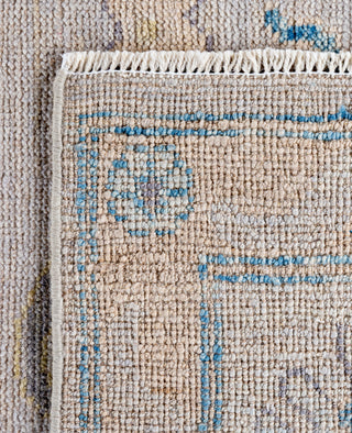 Oushak One of a kind Wool Light Gray Area Rug 8' 1" x 10' 1"
