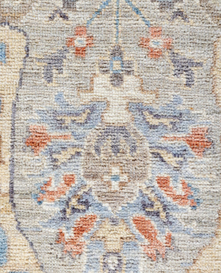 Oushak One of a kind Wool Light Gray Area Rug 8' 1" x 10' 0"