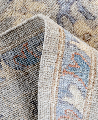 Oushak One of a kind Wool Light Gray Area Rug 8' 1" x 10' 0"
