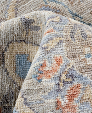 Oushak One of a kind Wool Light Gray Area Rug 8' 1" x 10' 0"