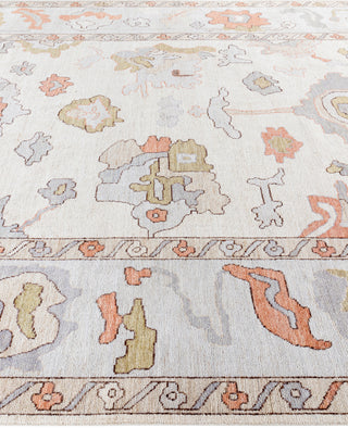 Oushak One of a kind Wool Ivory Area Rug 9' 2" x 11' 11"