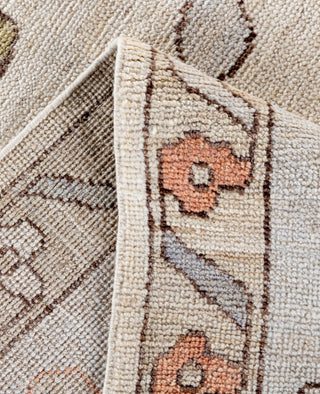 Oushak One of a kind Wool Ivory Area Rug 9' 2" x 11' 11"