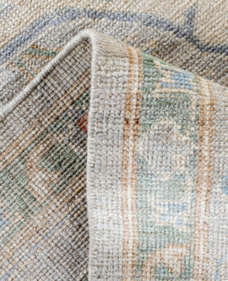 Oushak One of a kind Wool Light Gray Area Rug 8' 1" x 9' 11"