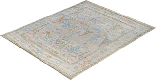 Oushak One of a kind Wool Light Gray Area Rug 8' 1" x 9' 11"