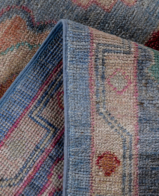 Oushak One of a kind Wool Light Blue Area Rug 8' 0" x 9' 9"