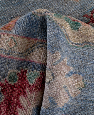Oushak One of a kind Wool Light Blue Area Rug 8' 0" x 9' 9"
