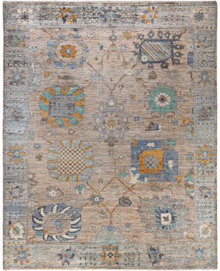 Oushak One of a kind Wool Beige Area Rug 7' 11" x 9' 10"