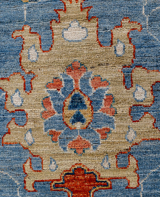 Oushak One of a kind Wool Light Blue Area Rug 8' 0" x 10' 0"