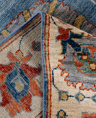 Oushak One of a kind Wool Light Blue Area Rug 8' 0" x 10' 0"