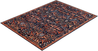Serapi One of a kind Wool Blue Area Rug 8' 11" x 11' 10"