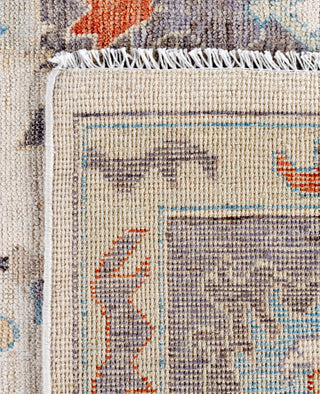Oushak One of a kind Wool Ivory Area Rug 9' 2" x 11' 10"
