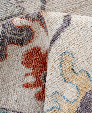 Oushak One of a kind Wool Ivory Area Rug 9' 2" x 11' 10"