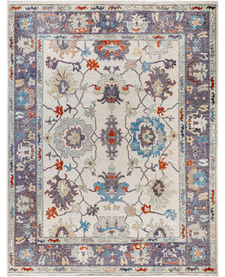 Oushak One of a kind Wool Ivory Area Rug 9' 2" x 11' 10"