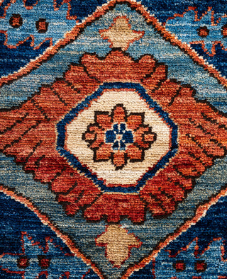 Serapi One of a kind Wool Blue Area Rug 8' 11" x 11' 9"