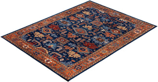 Serapi One of a kind Wool Blue Area Rug 8' 11" x 11' 9"