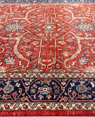 Serapi One of a kind Wool Red Area Rug 9' 0" x 11' 8"