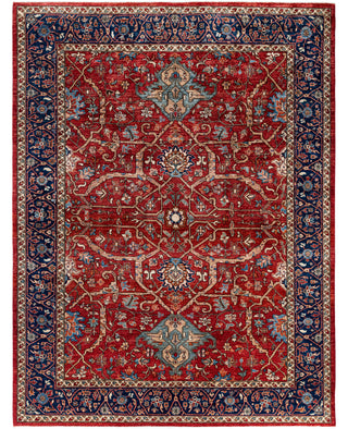 Serapi One of a kind Wool Red Area Rug 9' 0" x 11' 8"