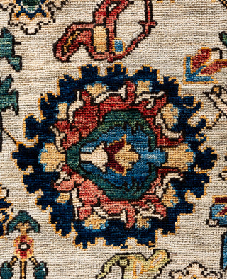 Serapi One of a kind Wool Ivory Area Rug 8' 11" x 11' 11"