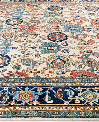 Serapi One of a kind Wool Ivory Area Rug 8' 11" x 11' 11"