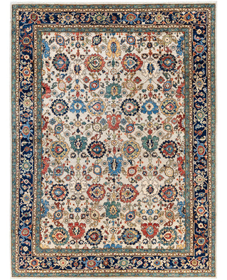 Serapi One of a kind Wool Ivory Area Rug 8' 11" x 11' 11"