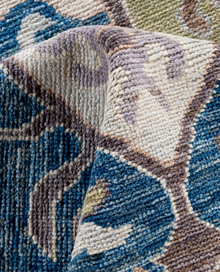 Oushak One of a kind Wool Brown Area Rug 9' 1" x 11' 10"