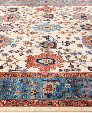 Serapi One of a kind Wool Ivory Area Rug 8' 10" x 12' 0"