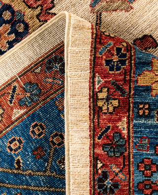 Serapi One of a kind Wool Ivory Area Rug 8' 10" x 12' 0"