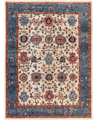 Serapi One of a kind Wool Ivory Area Rug 8' 10" x 12' 0"