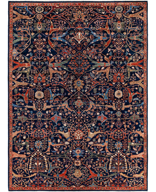 Serapi One of a kind Wool Blue Area Rug 8' 11" x 12' 0"