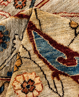 Serapi One of a kind Wool Ivory Area Rug 9' 0" x 11' 10"