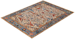 Serapi One of a kind Wool Ivory Area Rug 9' 0" x 11' 10"