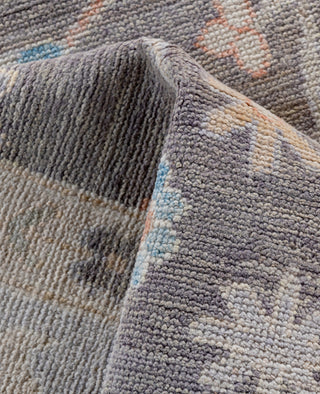 Oushak One of a kind Wool Gray Area Rug 8' 9" x 11' 8"
