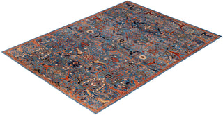 Serapi One of a kind Wool Light Blue Area Rug 9' 0" x 12' 0"