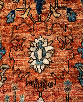 Serapi One of a kind Wool Orange Area Rug 9' 0" x 11' 11"