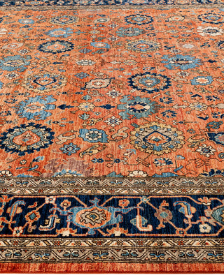 Serapi One of a kind Wool Orange Area Rug 9' 0" x 11' 11"