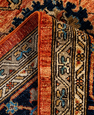 Serapi One of a kind Wool Orange Area Rug 9' 0" x 11' 11"