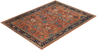 Serapi One of a kind Wool Orange Area Rug 9' 0" x 11' 11"