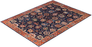 Serapi One of a kind Wool Blue Area Rug 9' 0" x 11' 8"