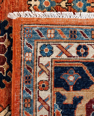 Serapi One of a kind Wool Orange Area Rug 9' 1" x 11' 9"