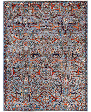 Serapi One of a kind Wool Gray Area Rug 9' 0" x 11' 11"